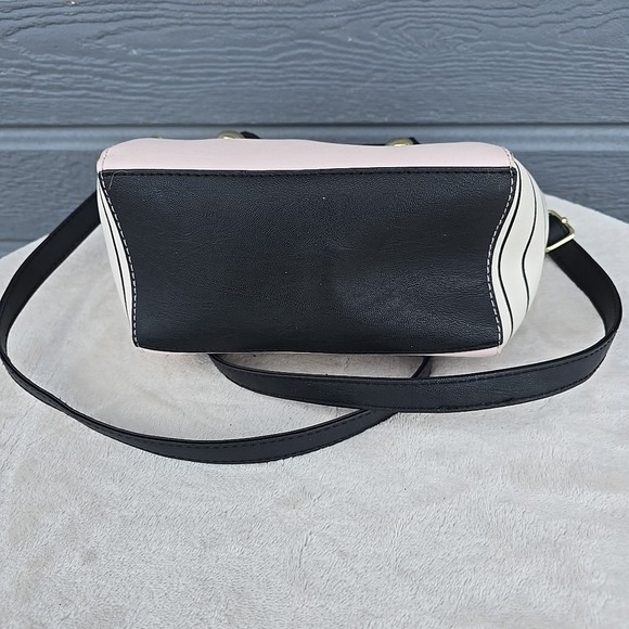 Betsey Johnson Pink & Black Cat Motif Crossbody Bag - Picture 12 of 16